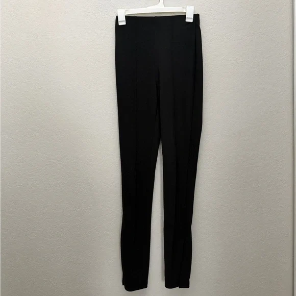 Zara Slim Front Slit Pants Size S Quiet Luxury Office Siren - Picture 3 of 8